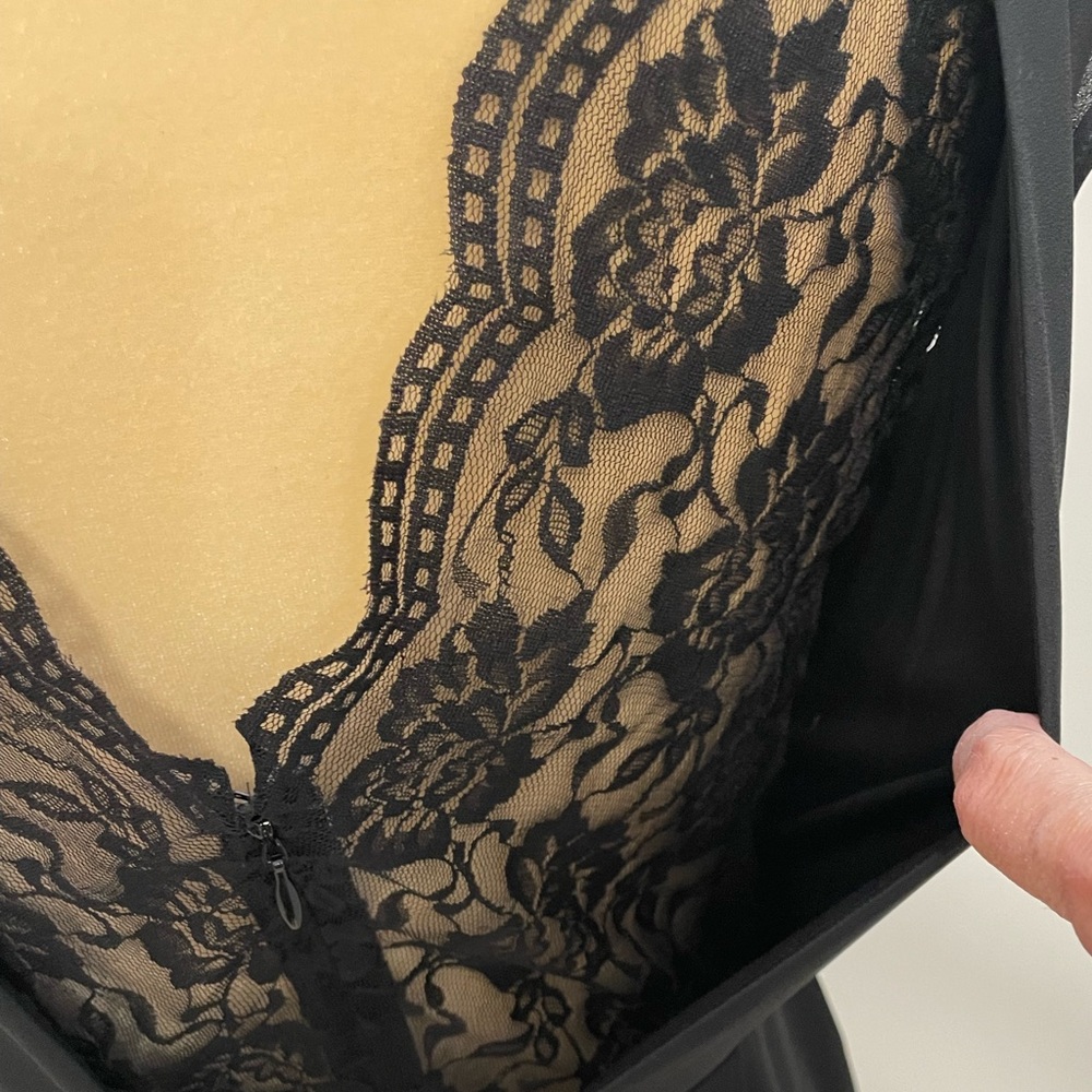 Express Black Lace-Back Dress - Picture 9 of 12
